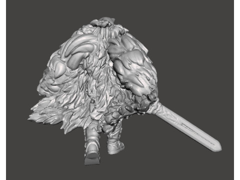 BLAIDD WOLF ELDEN RING MINIATURE MODEL FANTASY GAMES RPG DND 3D Принт Модель