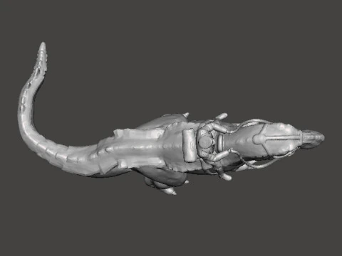 WOLFENSTEIN HITLER ON T-REX MINIATURE MODEL FIGURE SCIFI FANTASY GAMES RPG DND 3D Print Model