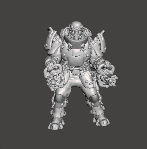 SUPERSOLDAT 1961 MINIATURE MODEL FIGURE FOR SCIFI GAMES RPG DND 3D-printmodel .c4d .max .obj .3ds .fbx .stl .blend