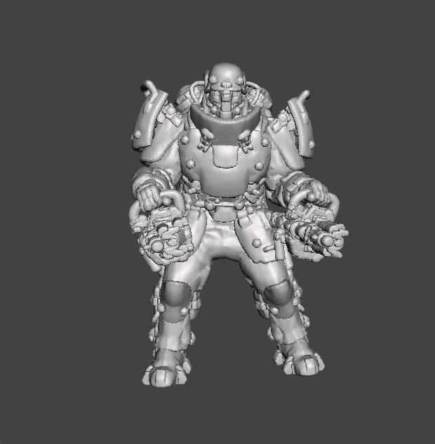 SUPERSOLDAT 1961 MODELLO IN MINIATURA FIGURA PER SCIFI GAMES RPG DND Modello di stampa 3D .c4d .max .obj .3ds .fbx .stl .blend