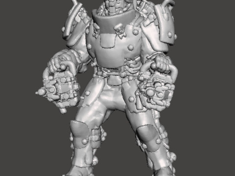 SUPERSOLDAT 1961 MINIATURE MODEL FIGURE FOR SCIFI GAMES RPG DND 3D-printmodel