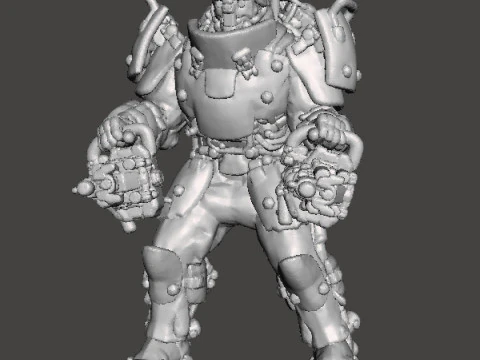 SUPERSOLDAT 1961 MODELLO IN MINIATURA FIGURA PER SCIFI GAMES RPG DND Modello di stampa 3D