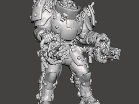 SUPERSOLDAT 1961 MINIATURE MODEL FIGURE FOR SCIFI GAMES RPG DND 3D-printmodel