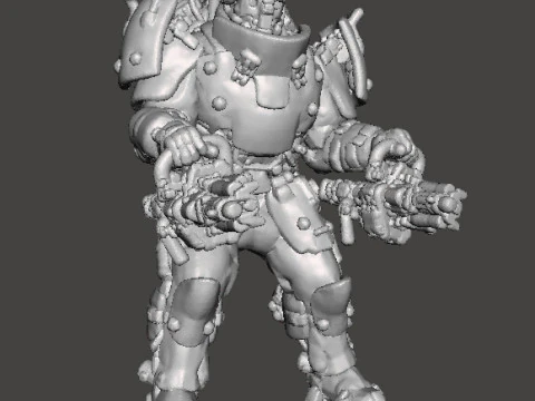 SUPERSOLDAT 1961 MODELLO IN MINIATURA FIGURA PER SCIFI GAMES RPG DND Modello di stampa 3D