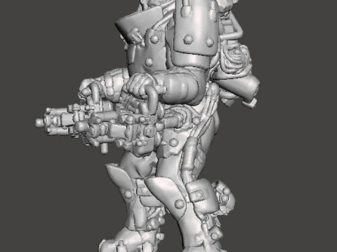 SUPERSOLDAT 1961 MODELLO IN MINIATURA FIGURA PER SCIFI GAMES RPG DND Modello di stampa 3D