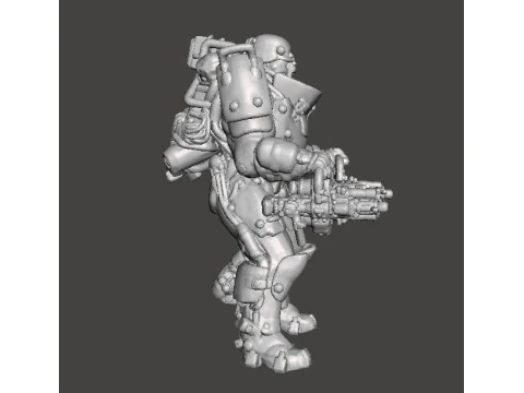 SUPERSOLDAT 1961 MODELLO IN MINIATURA FIGURA PER SCIFI GAMES RPG DND Modello di stampa 3D