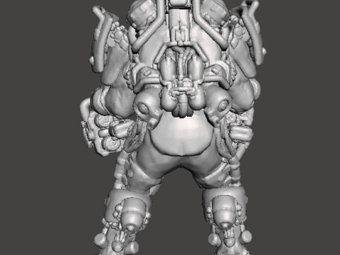 SUPERSOLDAT 1961 MINIATURE MODEL FIGURE FOR SCIFI GAMES RPG DND 3D-printmodel