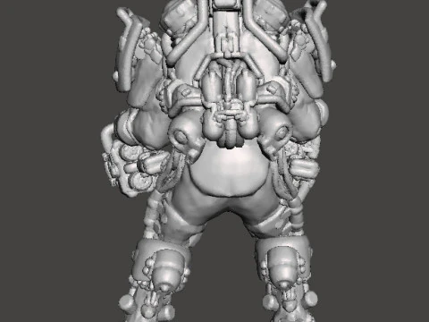 SUPERSOLDAT 1961 MODELLO IN MINIATURA FIGURA PER SCIFI GAMES RPG DND Modello di stampa 3D