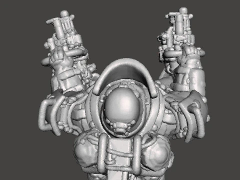 SUPERSOLDAT 1961 MODELLO IN MINIATURA FIGURA PER SCIFI GAMES RPG DND Modello di stampa 3D