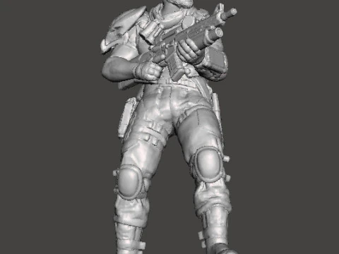 OLD DUTCH 2025 AVP MINIATURE MODEL FOR SCIFI GAMES RPG DND 3D Print Model