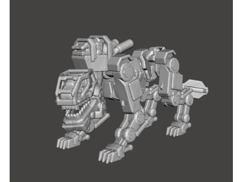PANZERHUND 1946 PROTOTYPE MINIATURE MODEL FIGURE FOR SCIFI GAMES RPG DND 3D प्रिंट मॉडल