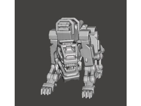 PANZERHUND 1946 PROTOTYPE MINIATURE MODEL FIGURE FOR SCIFI GAMES RPG DND 3D-printmodel