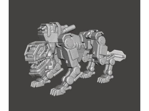 PANZERHUND 1946 PROTOTYPE MINIATURE MODEL FIGURE FOR SCIFI GAMES RPG DND 3D-printmodel