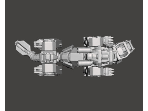 PANZERHUND 1946 PROTOTYPE MINIATURE MODEL FIGURE FOR SCIFI GAMES RPG DND 3D-printmodel