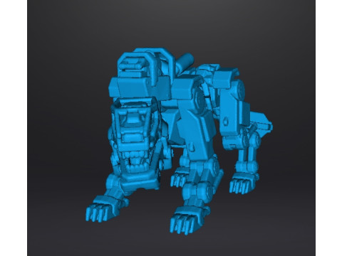 PANZERHUND 1946 PROTOTYPE MINIATURE MODEL FIGURE FOR SCIFI GAMES RPG DND 3D-printmodel