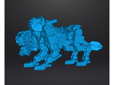 PANZERHUND 1946 PROTOTYPE MINIATURE MODEL FIGURE FOR SCIFI GAMES RPG DND 3D-printmodel
