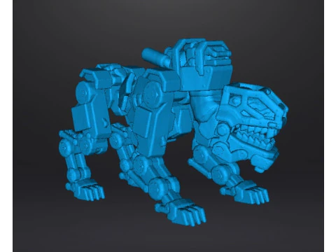 PANZERHUND 1946 PROTOTYPE MINIATURE MODEL FIGURE FOR SCIFI GAMES RPG DND 3D Print Model
