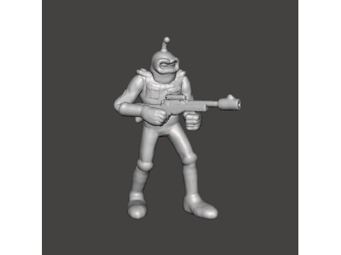 WIZARDS NECRON99 PEACE MINIATURE MODEL FANTASY SCIFI RPG DND 3D Print Model