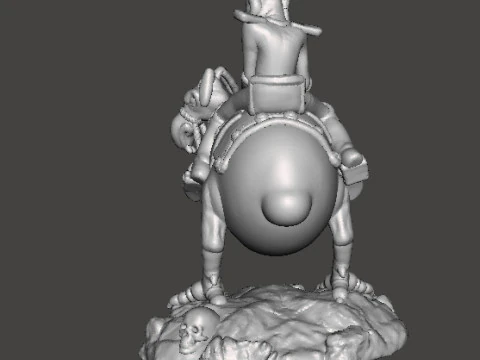 WIZARDS NECRON99 PEACE ON HORSE MODELLO IN MINIATURA FANTASY DND RPG Modello di stampa 3D