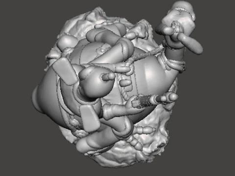 WIZARDS NECRON99 PEACE ON HORSE MODELLO IN MINIATURA FANTASY DND RPG Modello di stampa 3D