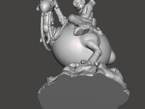 WIZARDS NECRON99 PEACE ON HORSE MODELLO IN MINIATURA FANTASY DND RPG Modello di stampa 3D