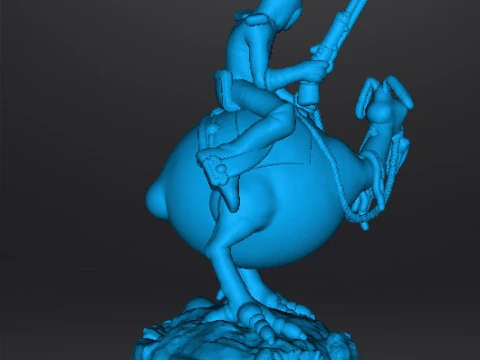 WIZARDS NECRON99 PEACE ON HORSE MODELLO IN MINIATURA FANTASY DND RPG Modello di stampa 3D