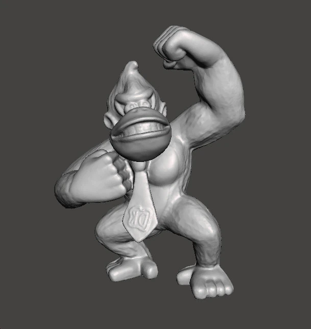DONKEY KONG PVC MINIATURE MODEL FANTASY GAMES RPG DND 3D Print Model .c4d .max .obj .3ds .fbx .stl .blend