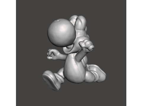 YOSHI JUMP PVC MINIATURE MODEL GASHAPON TOY FANTASY GAMES RPG DND 3D Print Model