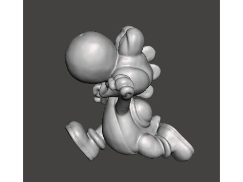 YOSHI JUMP PVC MINIATURE MODEL GASHAPON TOY FANTASY GAMES RPG DND 3D Print Model