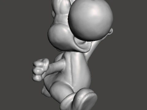 YOSHI JUMP PVC MINIATURE MODEL GASHAPON TOY FANTASY GAMES RPG DND 3D Print Model