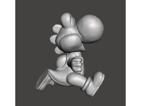 YOSHI JUMP PVC MINIATURE MODEL GASHAPON TOY FANTASY GAMES RPG DND 3D Print Model