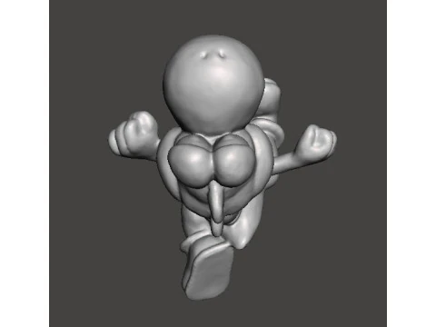 YOSHI JUMP PVC MINIATURE MODEL GASHAPON TOY FANTASY GAMES RPG DND 3D Print Model