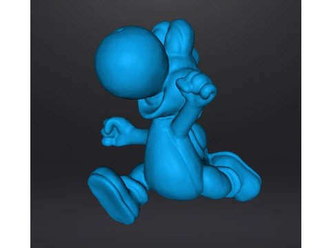 YOSHI JUMP PVC MINIATURE MODEL GASHAPON TOY FANTASY GAMES RPG DND 3D Print Model