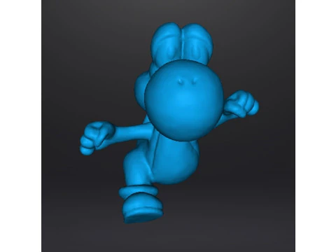 YOSHI JUMP PVC MINIATURE MODEL GASHAPON TOY FANTASY GAMES RPG DND 3D Print Model