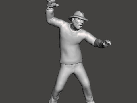 FREDDY KRUEGER MINIATURE MODEL HORROR FANTASY GAMES RPG DND 3Dプリントモデル