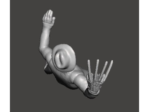 FREDDY KRUEGER MINIATURE MODEL HORROR FANTASY GAMES RPG DND 3Dプリントモデル