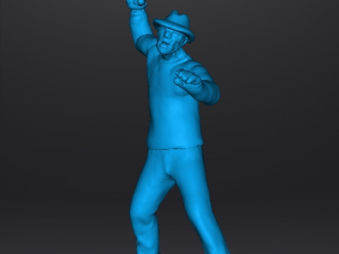 FREDDY KRUEGER MINIATURE MODEL HORROR FANTASY GAMES RPG DND 3Dプリントモデル