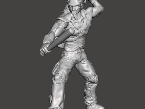 CASEY JONES MINIATURE MODEL FOR FANTASY GAMES RPG DND 3Dプリントモデル
