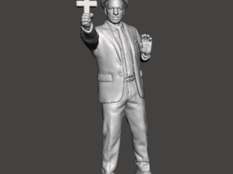 KOLCHAK NIGHT STALKER MINIATURE MODEL FOR FANTASY OR HORROR GAMES RPG DND 3D-printmodel