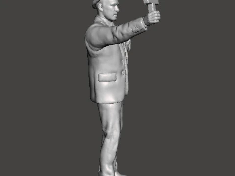 KOLCHAK NIGHT STALKER MINIATURE MODEL FOR FANTASY OR HORROR GAMES RPG DND 3D Print Model