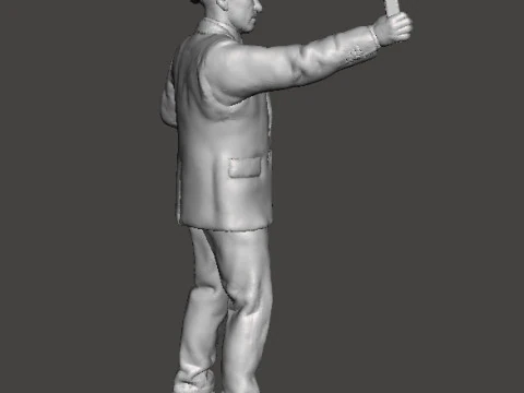 KOLCHAK NIGHT STALKER MINIATURE MODEL FOR FANTASY OR HORROR GAMES RPG DND 3D Print Model