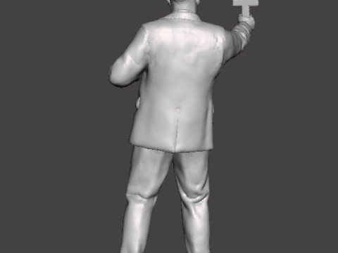 KOLCHAK NIGHT STALKER MINIATURE MODEL FOR FANTASY OR HORROR GAMES RPG DND 3D-printmodel