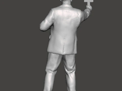 KOLCHAK NIGHT STALKER MINIATURE MODEL FOR FANTASY OR HORROR GAMES RPG DND 3D Print Model
