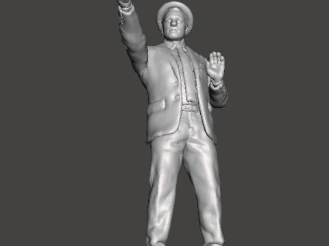KOLCHAK NIGHT STALKER MINIATURE MODEL FOR FANTASY OR HORROR GAMES RPG DND 3D Print Model