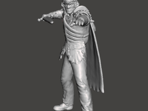 EVIL ASH MINIATURE MODEL FOR FANTASY OR HORROR GAMES RPG DND Modelo de Impressão 3D