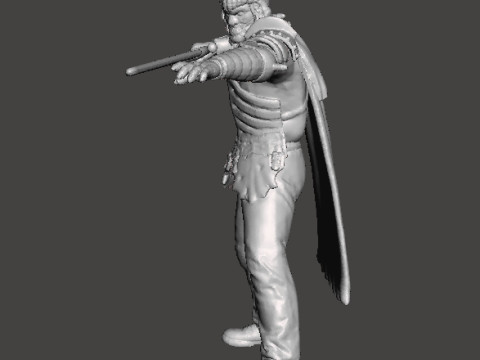 EVIL ASH MINIATURE MODEL FOR FANTASY OR HORROR GAMES RPG DND Modelo de Impressão 3D