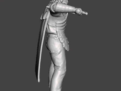 EVIL ASH MINIATURE MODEL FOR FANTASY OR HORROR GAMES RPG DND 3D Print Model