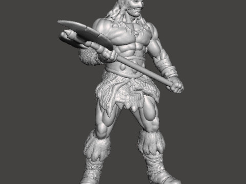 DARKWOLF ART MINIATURE MODEL FIGURE FOR FANTASY GAMES RPG DND 3D Принт Модель