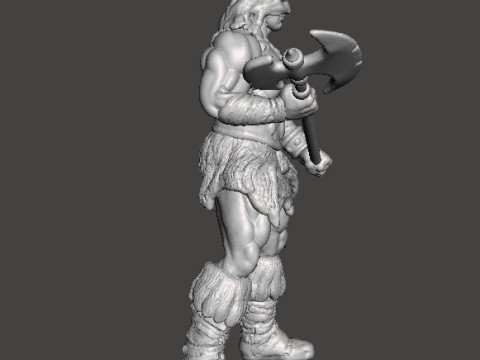 DARKWOLF ART MINIATURE MODEL FIGURE FOR FANTASY GAMES RPG DND 3D Принт Модель