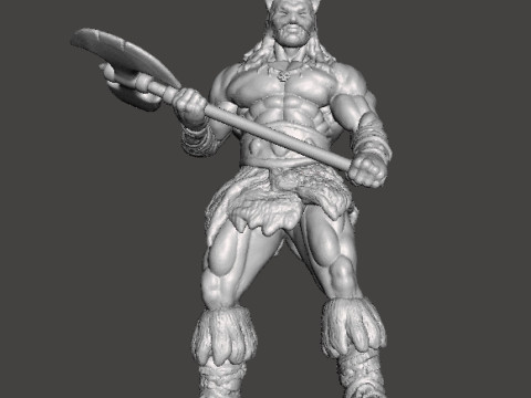 DARKWOLF ART MINIATURE MODEL FIGURE FOR FANTASY GAMES RPG DND 3D Принт Модель